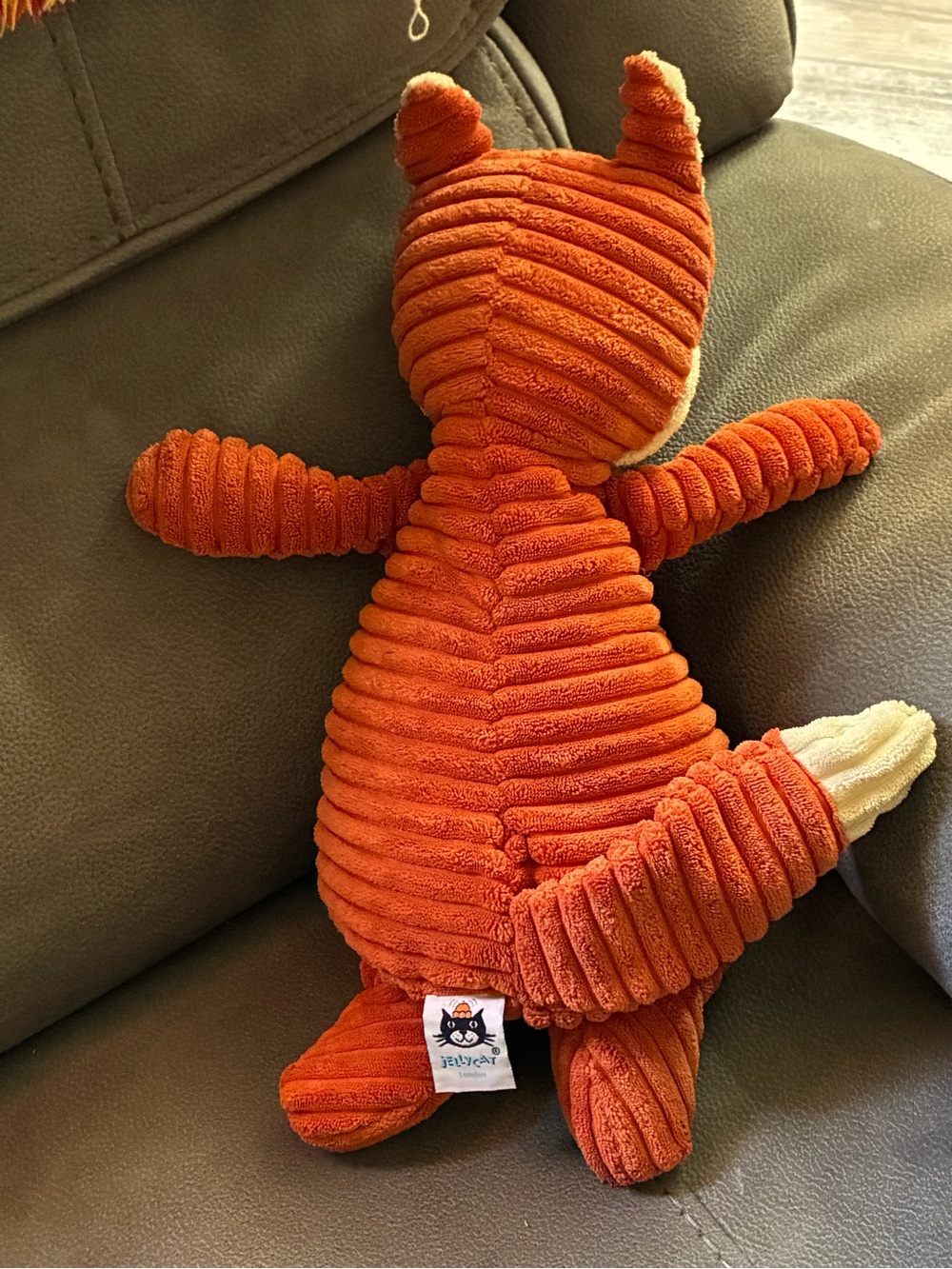 Jellycat 17" Cordy Roy Fox Plush London Corduroy Stuffed Animal Toy Orange - Picture 10 of 13